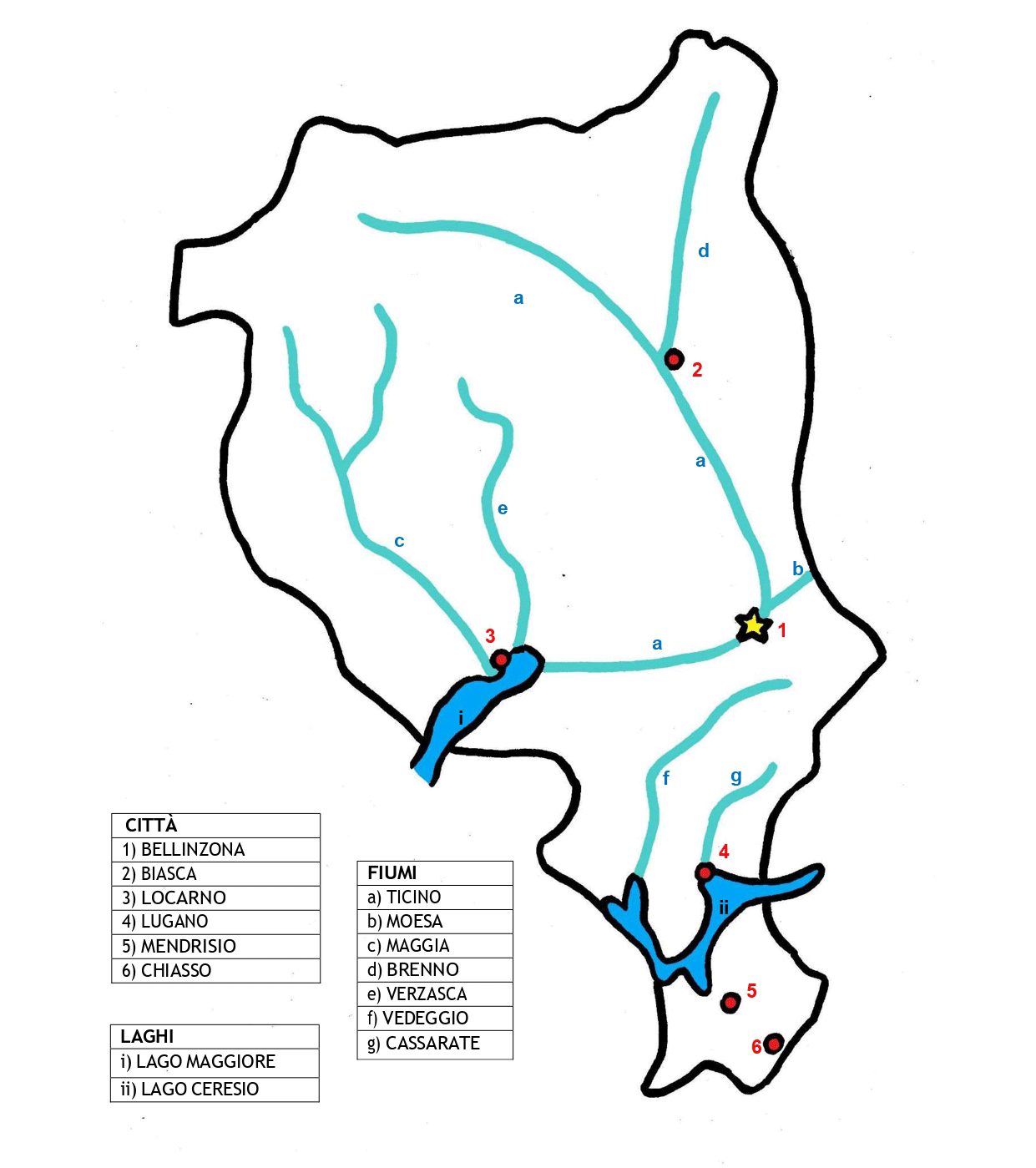 Legenda mappa