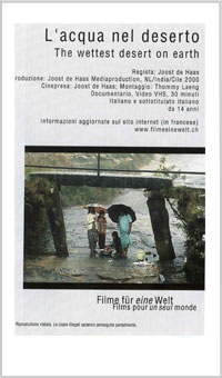 Copertina L'acqua nel deserto : the wettest desert on earth